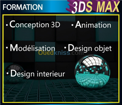 FORMATION  3 DS MAX