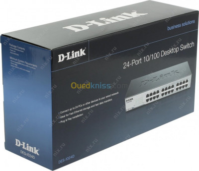 D-link Switch 24 port 10/100 DES‑1024D