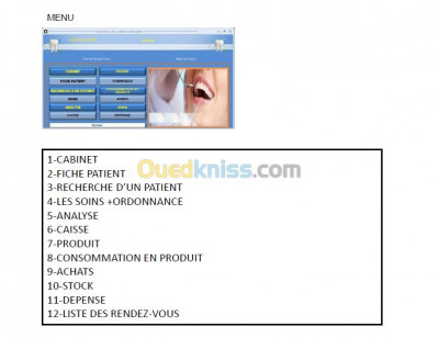 alger-rouiba-algerie-applications-logiciels-dentaire