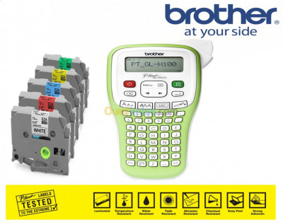 Pack 4 toners Brother TN-241 / TN-245 + Etiqueteuse P-Touch H100 - ORIGINAL