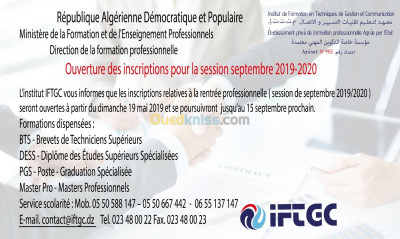 Formations professionnelle 