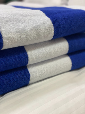 bedding-household-linen-curtains-serviette-piscine-de-couleur-a-rayure-bleu-blanc-kolea-tipaza-algeria