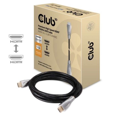 CABLE CLUB 3D CAC-1311 - PREMIUM HIGH SPEED HDMI 2.0 4K60HZ UHD CABLE 1 M/ 3.28 FT