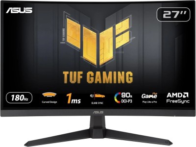 ECRAN ASUS 27'' TUF GAMING VG27VQ3B CURVED FHD /FAST VA/180HZ/ 1MS