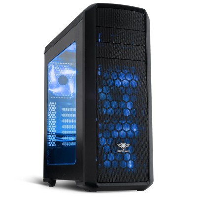 BOITIER SPIRIT OF GAMER REVOLUTION 2 MOYEN TOUR BLUE FAN ATX