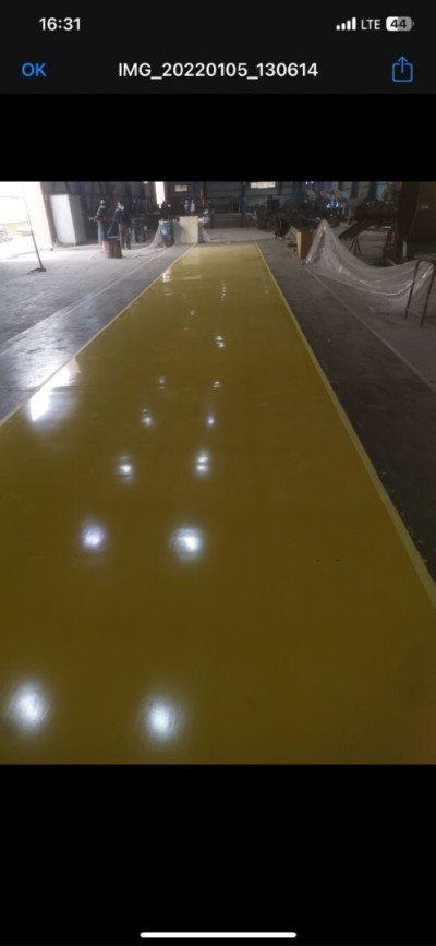 Fourniture et pose résine époxy