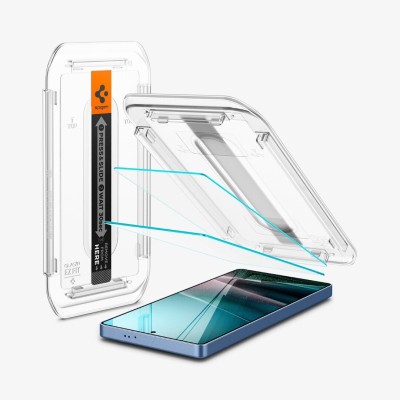 Protection Ecran Galaxy S25 Ultra Incassable Verre Trempé Original Spigen Glas tR EZ Fit -2pcs