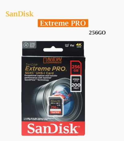 Carte SD SanDisk Extreme PRO 256Go-SDXC UHS-I