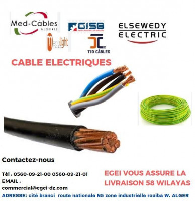 معدات-كهربائية-cable-electriques-industrielles-الرويبة-الجزائر