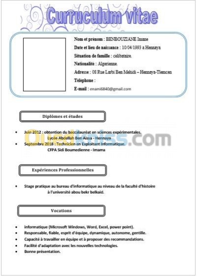 tlemcen-algerie-bureautique-secretariat-ادارة-مكتبية-و-سكرتارية