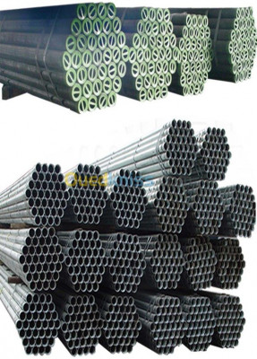 materiaux-de-construction-tube-galvanise-noir-acier-a-souder-chauffage-etire-sans-soudure-dar-el-beida-alger-algerie