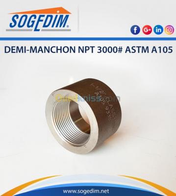DEMI-MANCHON NPT 3000# ASTM A105