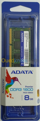 ADATA 8 Go DDR3 1600 MHz PC3-12800 