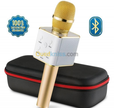 Microphone et Haut-Parleur Hi-Fi pour Karaoké Portable sans Fil Bluetooth  Moxom 