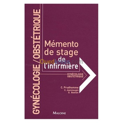 الجزائر-درارية-كتب-و-مجلات-gynécologie-obstétrique-mémentos-de-stage-l-infirmière