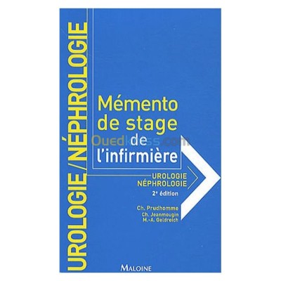 الجزائر-درارية-كتب-و-مجلات-urologie-néphrologie-mémento-de-stage-l-infirmière