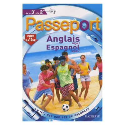 alger-draria-algerie-livres-magazines-passeport-de-3e-à-la-2e-anglais-espagnol