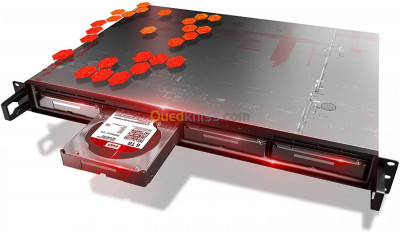 WD 8TB RED PLUS NAS - WD80EFAX - 3,5" - SATA 6 Go/s - 5400 TMP - 256 Mo - HDD 