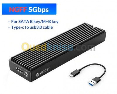UGREEN M2 SSD boîtier NVME M.2 SATA Enclosure NGFF USB TYPE C 3.1 - 5Gbps -  Alger Algérie