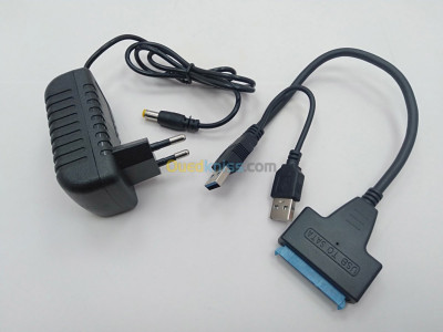Cable Rack Externe  Disque dur USB 2.0 / 3.0 +12 v