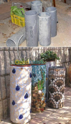 tizi-ouzou-algerie-décoration-aménagement-fabrication-divers-pots-et-aquarium