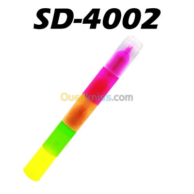 Marqueur Surligneur fluorescent 4 en 1