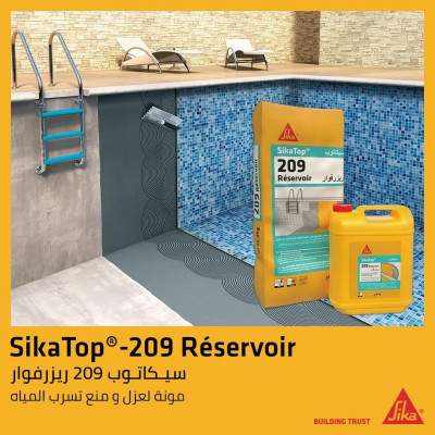 Sika top 209 réservoir, bâche d'eau alimentaire, piscine. 