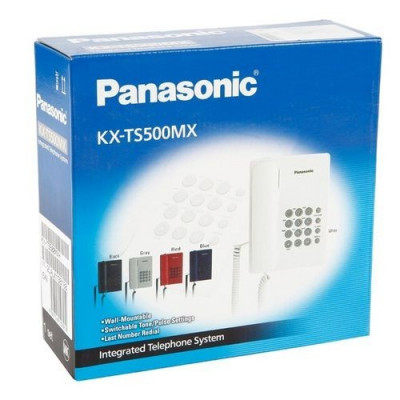 reseau-connexion-telephone-fixe-panasonic-kx-ts500mx-filaire-5-niveaux-de-volume-reglage-sonnerie-draria-alger-algerie