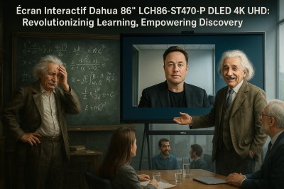 Ecran interactif Dahua 86" LCH86-ST470-P DLED 4K UHD Avec Support Mobilel+Camera