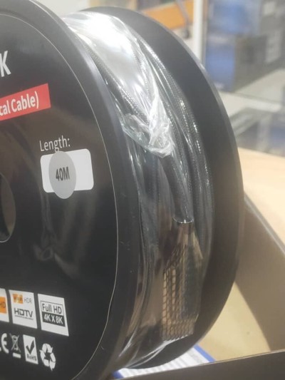 Cable HDMI / HDMI 2.0 4K **40M**  Fiber Optique