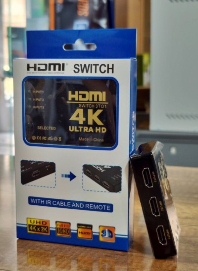 Switch HDMI 5 Entrée ver 1 Sortie 4K 