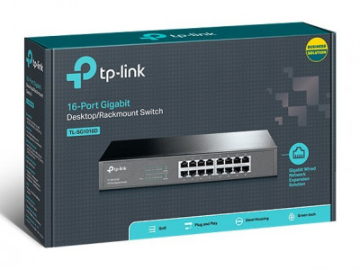 Switch TP-Link 16 Ports *Gigabit* TL-SG1016 Rackable