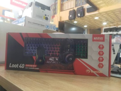Kit MARVO Clavier_ Souris_Casque_Tapis de Souris CM-416EN