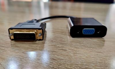 Adaptateur DVI 24P+5_Male/  VGA_Female Cable 15cm 
