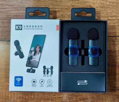 Microphone Cravate Sans fil Type C Double K9 