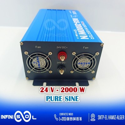 INVERTISSEUR 24V 220V 2000W PURE SINE