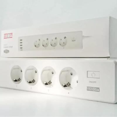 MULTIPRISE SMART CONNECTEE AVEC 4 PRISE+4PORTS USB AX2044