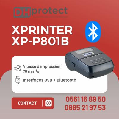 Imprimante Ticket MOBILE  XPRINTER XP-P801A USB + Bluetooth avec pochette
