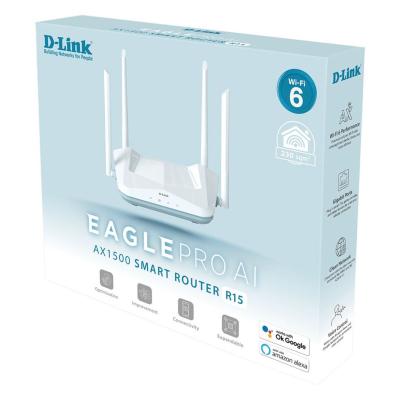 ROUTER DLink R15 AX1500 WiFi6 DUAL BAND GIGABIT SMART ROUTER
