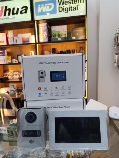 Sonnette videophone Tuya avec moniteur 7" intelligent et contrôle d'accès aux portes