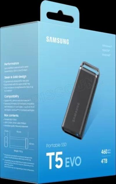 DISQUE DUR EXTERNE SAMSUNG T5 EVO 4TB