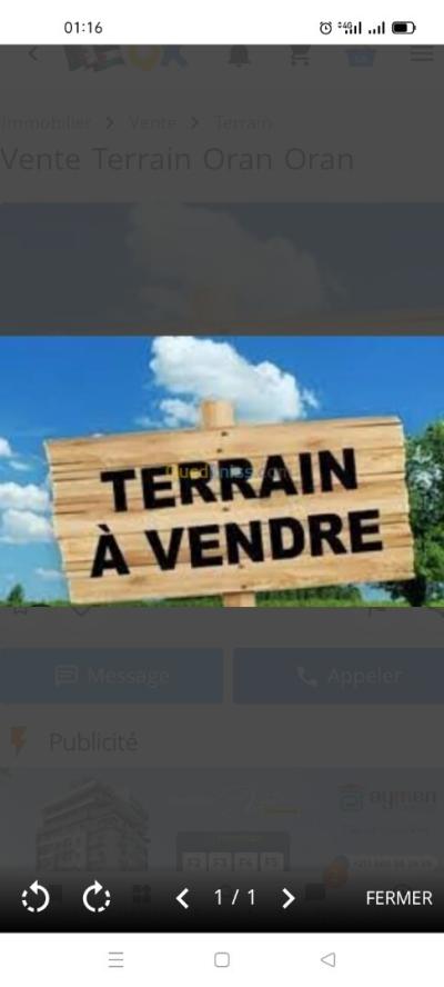 Vente Terrain Alger Ouled fayet