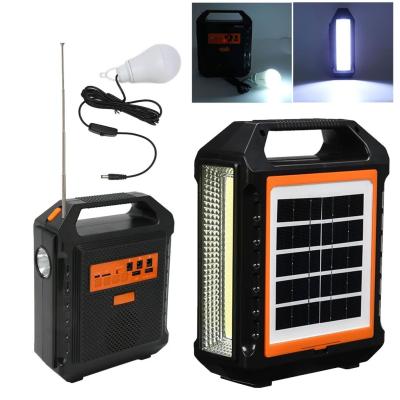 Haut-parleur portable solaire avec Bluetooth et lampe intégrée