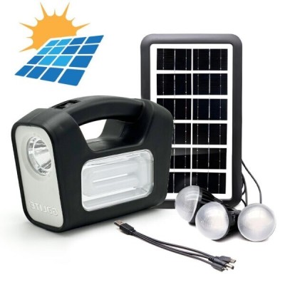 Kit Énergie Solaire GDLITE - Éclairage + Batterie Externe - Performance Allemande