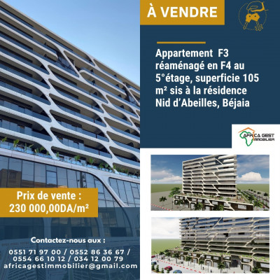 Sell Apartment F4 Béjaïa Bejaia