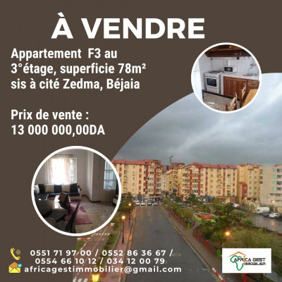 Sell Apartment F3 Béjaïa Bejaia