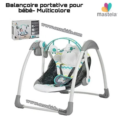 Balançoire portative pour bébé Mastela Deluxe pour garçons Multicolore