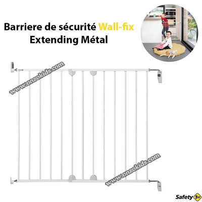 Barriere de sécurité Wall-fix Extending Métal   Safety 1st