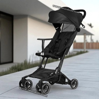 Poussette pliable compacte facile à transporter avec sac à dos