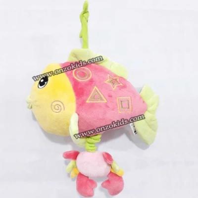 Poisson en peluche musicale